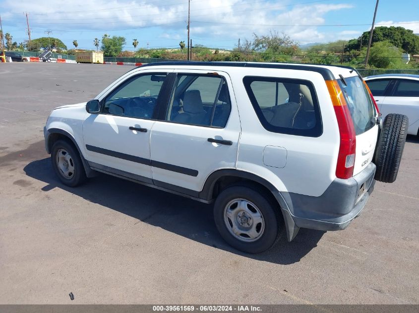 2002 Honda Cr-V Lx VIN: JHLRD68452C020805 Lot: 39561569