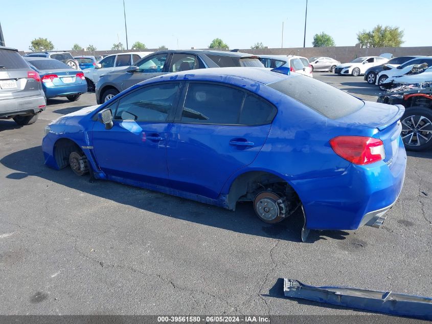 2016 Subaru Wrx VIN: JF1VA1B63G9834849 Lot: 39561580