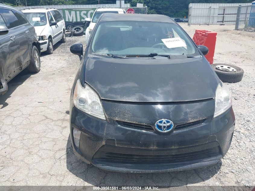 2015 Toyota Prius Two VIN: JTDKN3DU2F1907750 Lot: 39561581