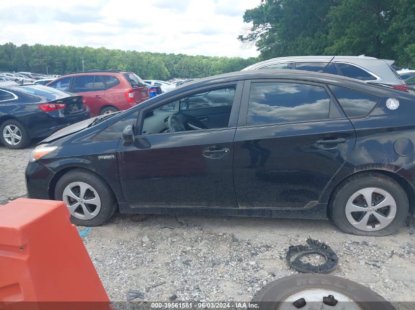 2015 Toyota Prius Two VIN: JTDKN3DU2F1907750 Lot: 39561581