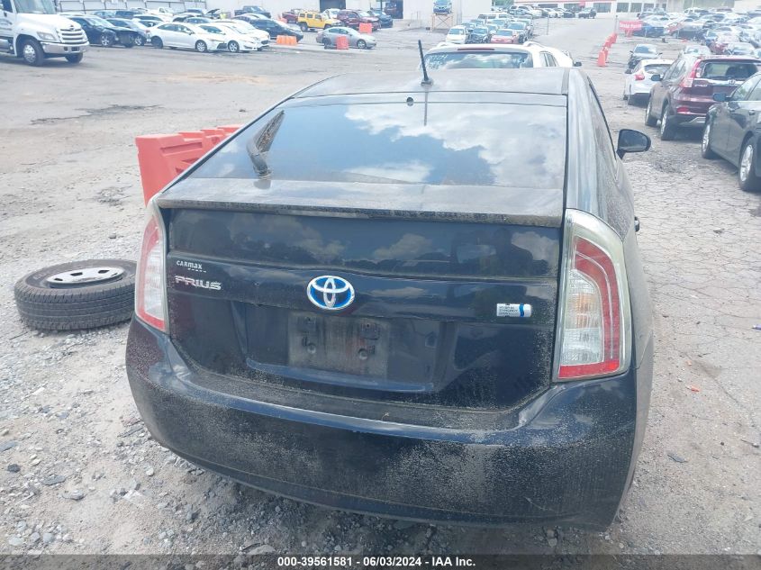 2015 Toyota Prius Two VIN: JTDKN3DU2F1907750 Lot: 39561581