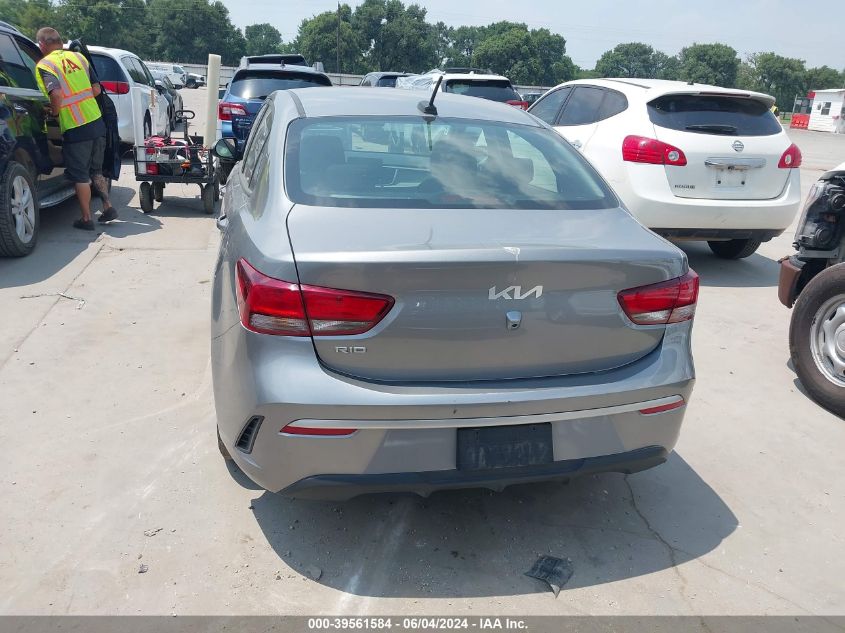 2022 Kia Rio S VIN: 3KPA24AD7NE473772 Lot: 39561584