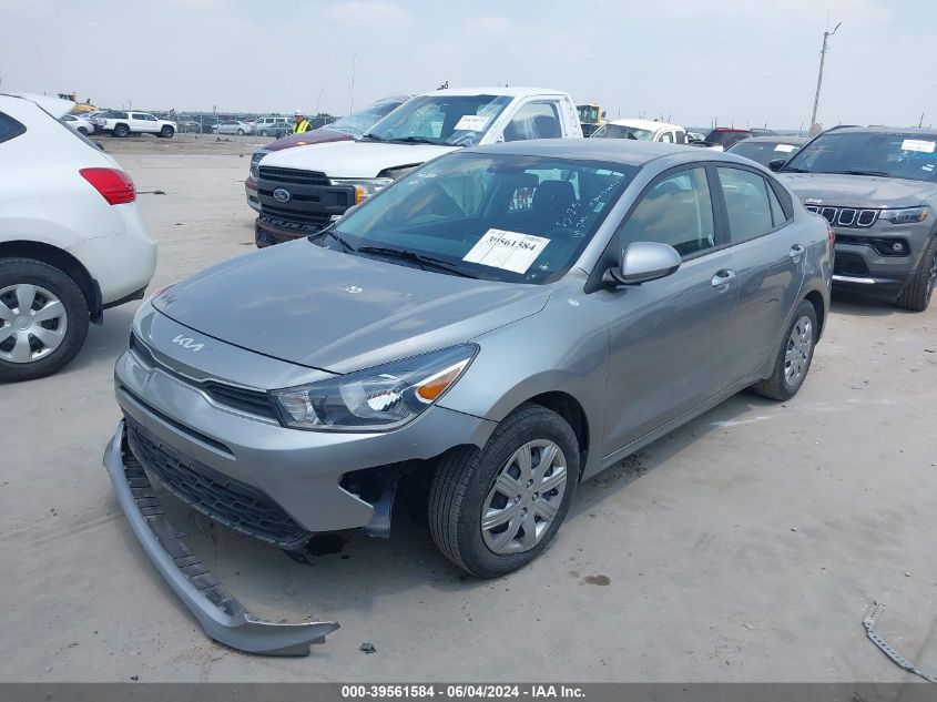 2022 Kia Rio S VIN: 3KPA24AD7NE473772 Lot: 39561584