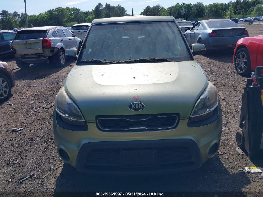 2013 Kia Soul + VIN: KNDJT2A67D7607942 Lot: 39561597
