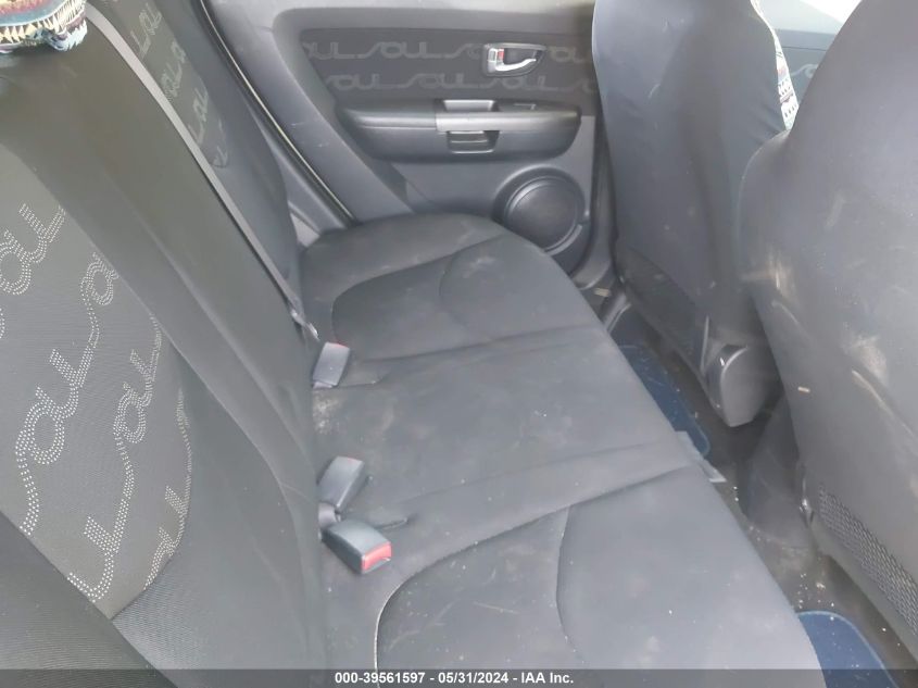2013 Kia Soul + VIN: KNDJT2A67D7607942 Lot: 39561597