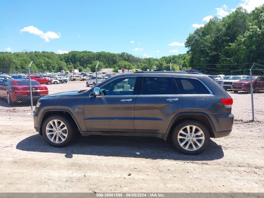 2017 Jeep Grand Cherokee Limited 4X4 VIN: 1C4RJFBG7HC809121 Lot: 39561599