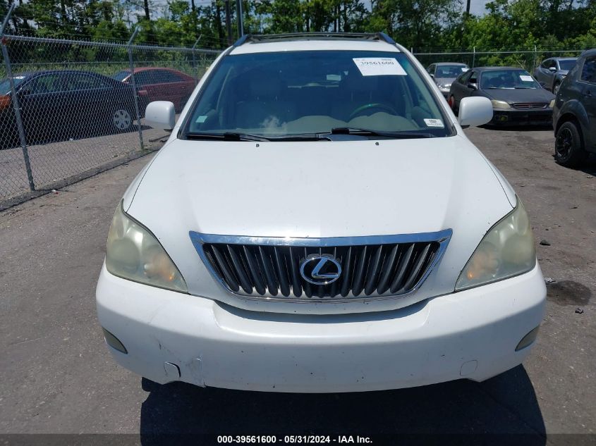 2008 Lexus Rx 350 VIN: 2T2GK31U48C039554 Lot: 39561600