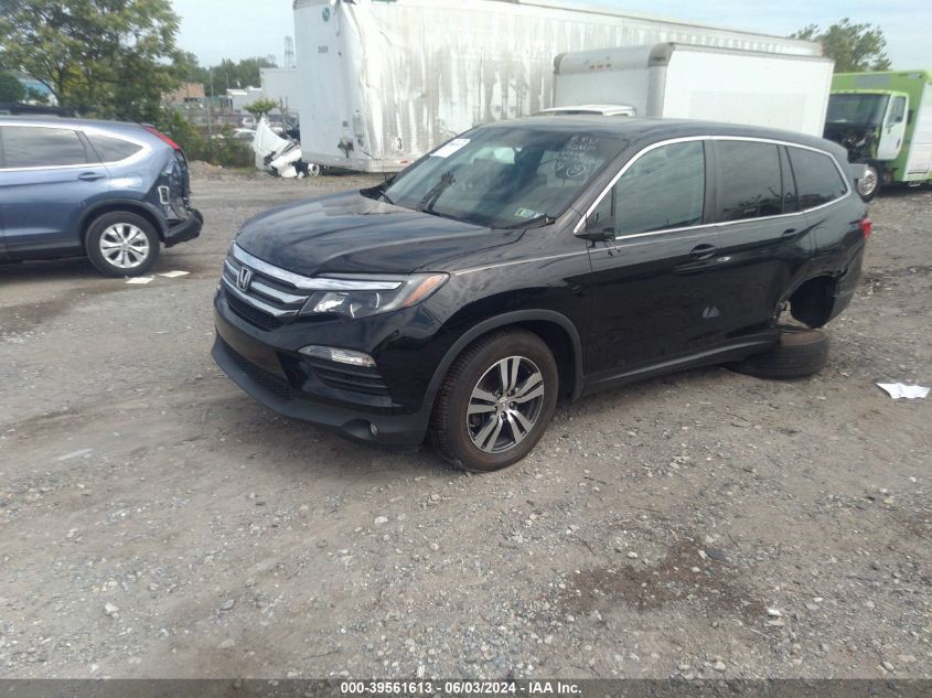 2016 Honda Pilot Ex-L VIN: 5FNYF6H77GB032204 Lot: 39561613