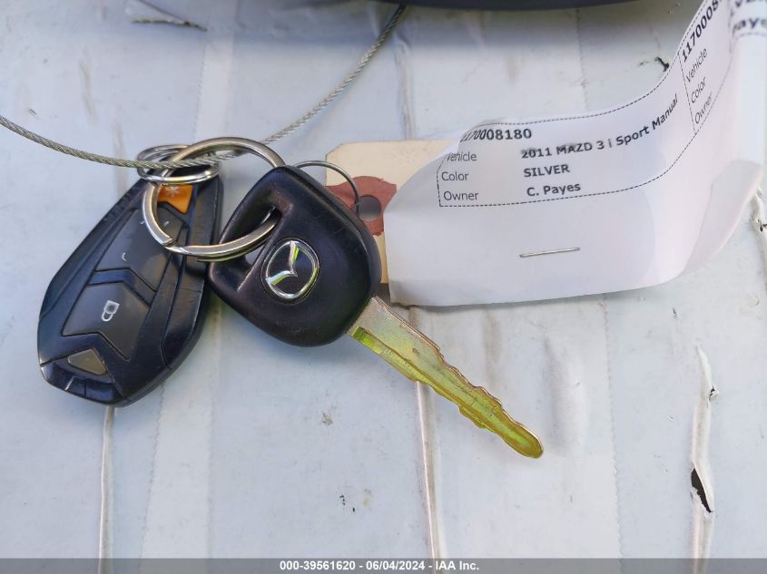 2011 Mazda Mazda3 I Sport VIN: JM1BL1UG8B1428201 Lot: 39561620