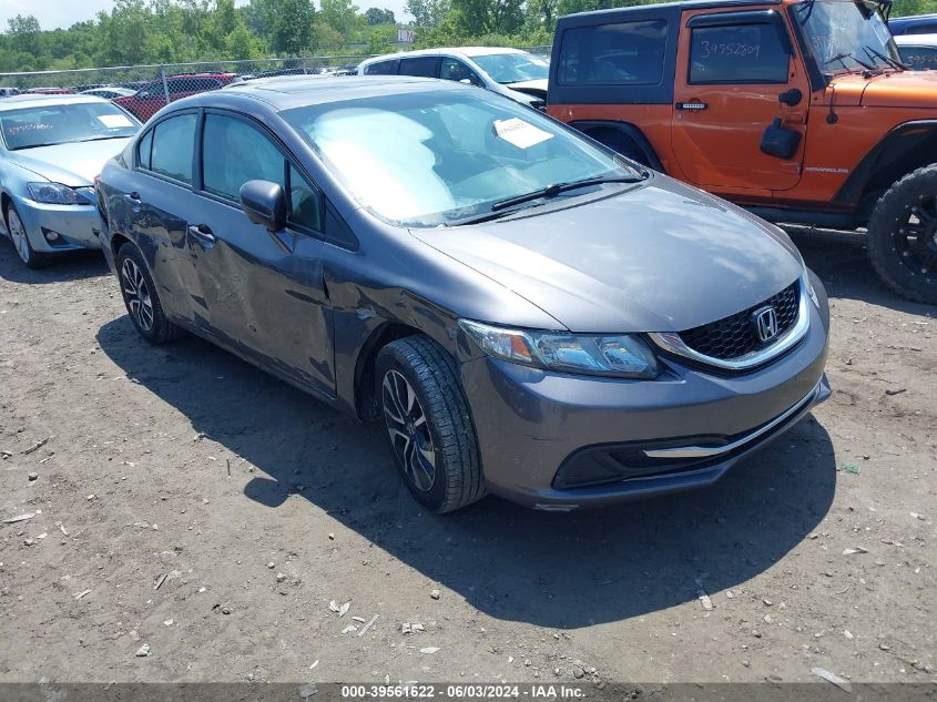 2015 Honda Civic Ex VIN: 2HGFB2F83FH507249 Lot: 39561622