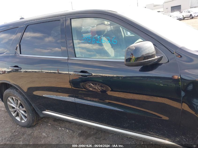 2018 Dodge Durango Sxt Awd VIN: 1C4RDJAG7JC439869 Lot: 39561626