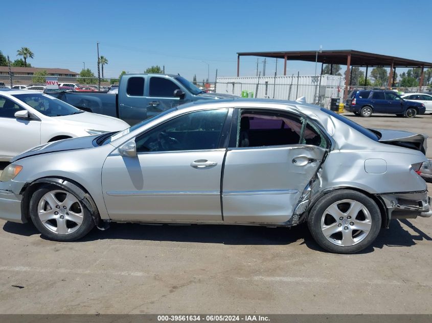 2006 Acura Rl 3.5 VIN: JH4KB16596C005246 Lot: 39561634