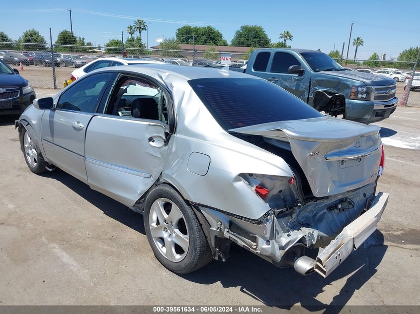 2006 Acura Rl 3.5 VIN: JH4KB16596C005246 Lot: 39561634