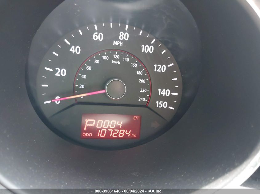 2012 Kia Sorento Lx VIN: 5XYKT3A67CG290238 Lot: 39561646