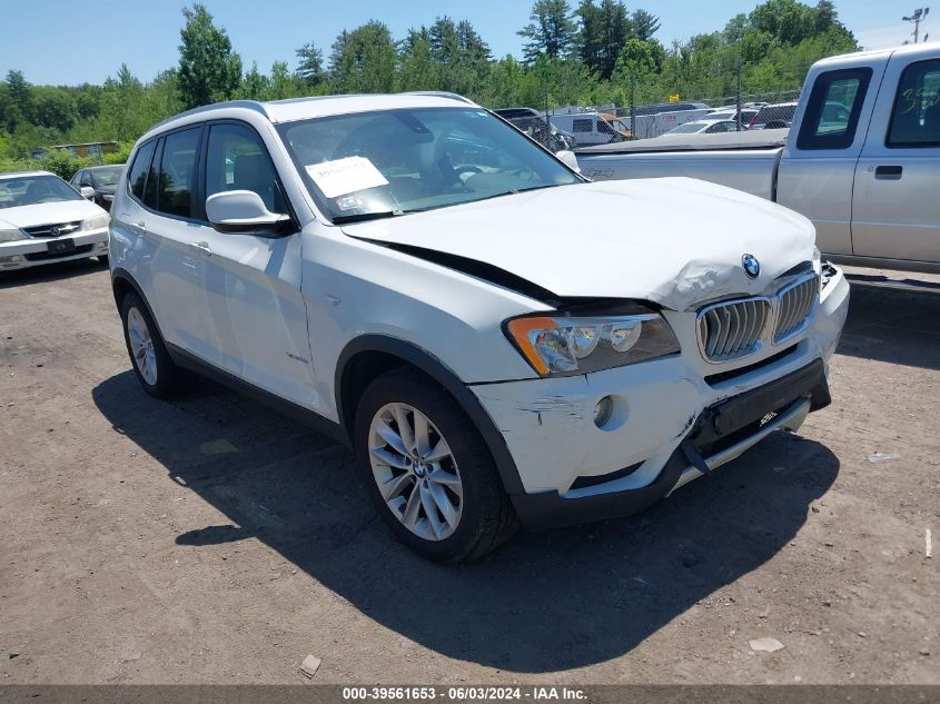 2013 BMW X3 xDrive28I VIN: 5UXWX9C59D0A28839 Lot: 39561653