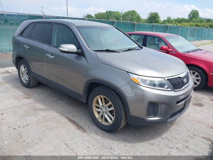 2015 Kia Sorento Lx VIN: 5XYKT3A65FG588436 Lot: 39561659