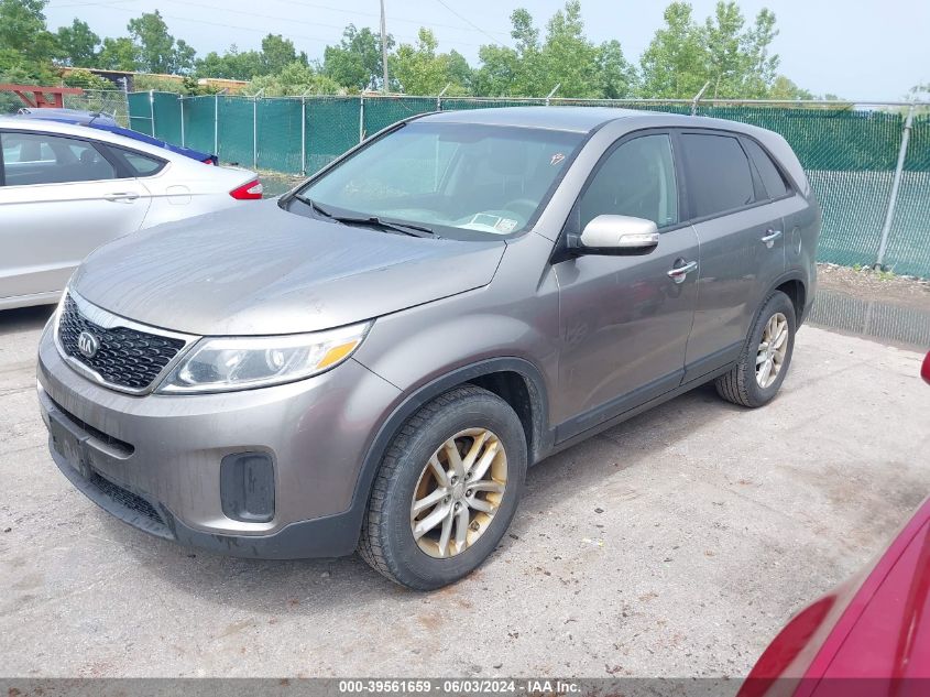 2015 Kia Sorento Lx VIN: 5XYKT3A65FG588436 Lot: 39561659