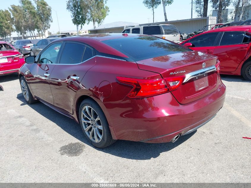 2017 Nissan Maxima 3.5 Sv VIN: 1N4AA6AP2HC419452 Lot: 39561669