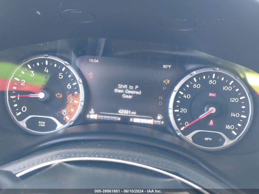 2017 Jeep Renegade Deserthawk 4X4 VIN: ZACCJBCB0HPE80209 Lot: 39561681