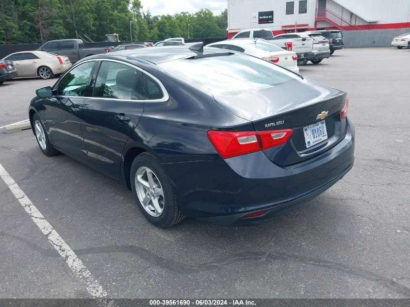 2017 Chevrolet Malibu Ls VIN: 1G1ZC5ST7HF257743 Lot: 39561690