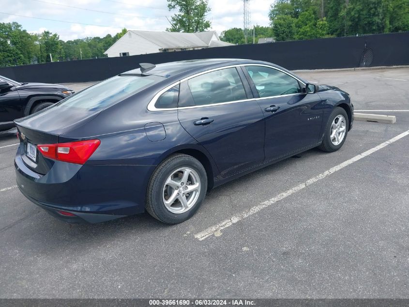 2017 Chevrolet Malibu Ls VIN: 1G1ZC5ST7HF257743 Lot: 39561690