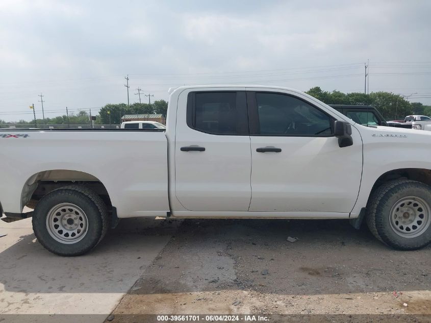 2021 Chevrolet Silverado 1500 4Wd Double Cab Standard Bed Wt VIN: 1GCRYAEH1MZ273339 Lot: 39561701