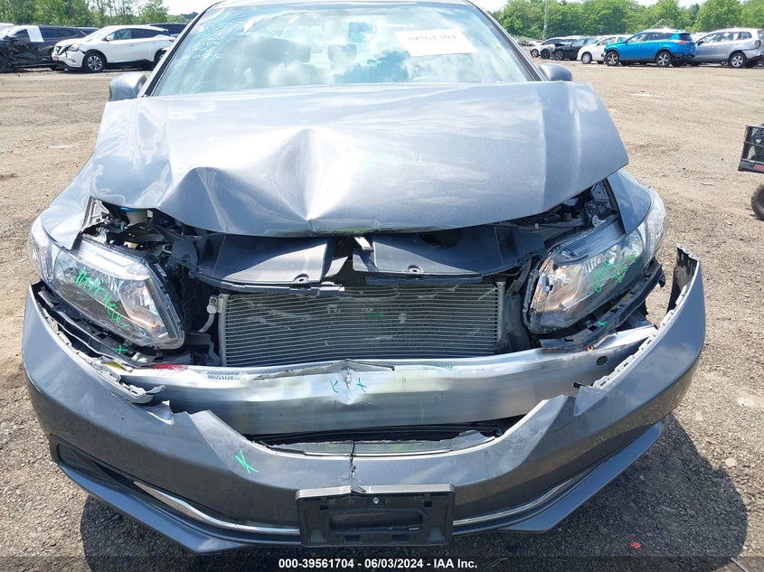 2013 Honda Civic Lx VIN: 2HGFB2F57DH600505 Lot: 39561704