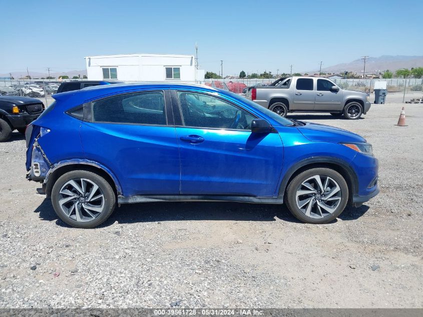 2019 Honda Hr-V Sport VIN: 3CZRU5H12KG715313 Lot: 39561728