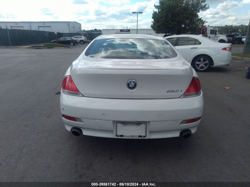 2006 BMW 650I VIN: WBAEH134X6CR49210 Lot: 39561742