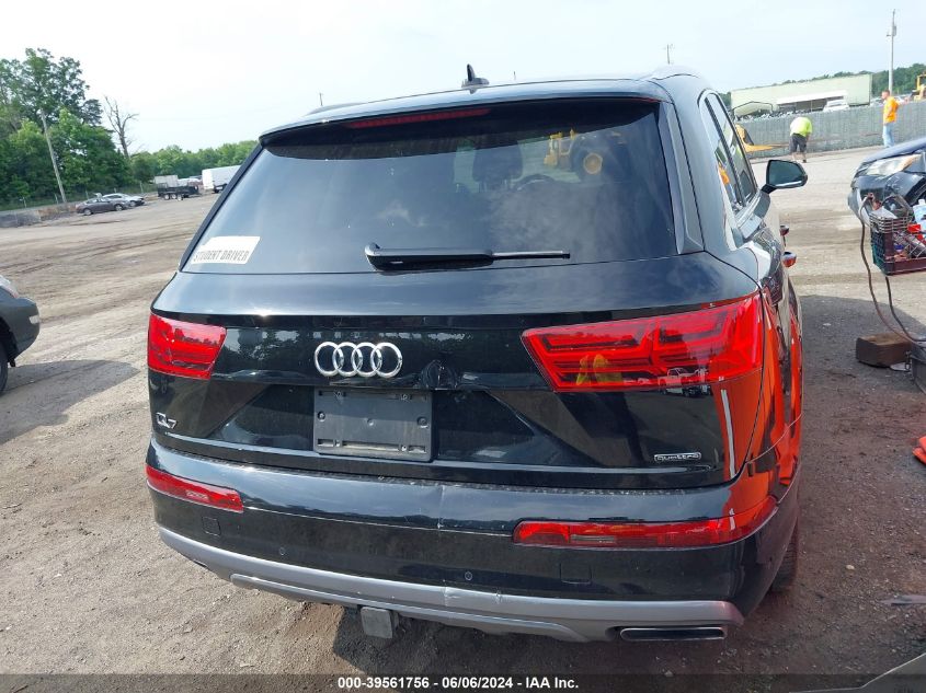 2019 Audi Q7 55 Premium/55 Se Premium VIN: WA1LAAF70KD040637 Lot: 39561756