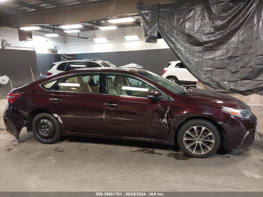 2016 TOYOTA AVALON XLE PREMIUM - 4T1BK1EB1GU235914