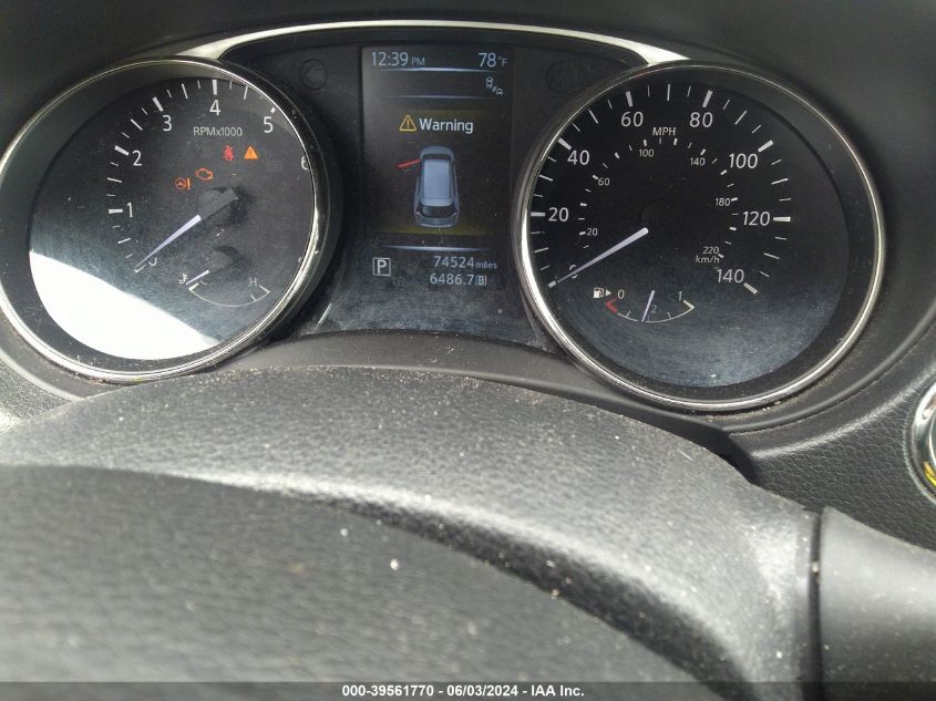 2016 NISSAN ROGUE S/SL/SV - KNMAT2MV4GP623605