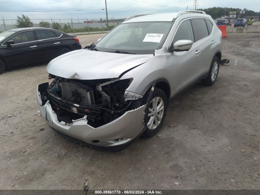 2016 NISSAN ROGUE S/SL/SV - KNMAT2MV4GP623605