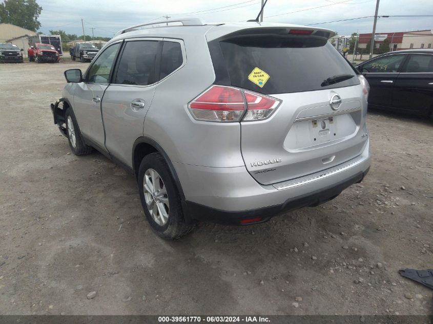 2016 NISSAN ROGUE S/SL/SV - KNMAT2MV4GP623605