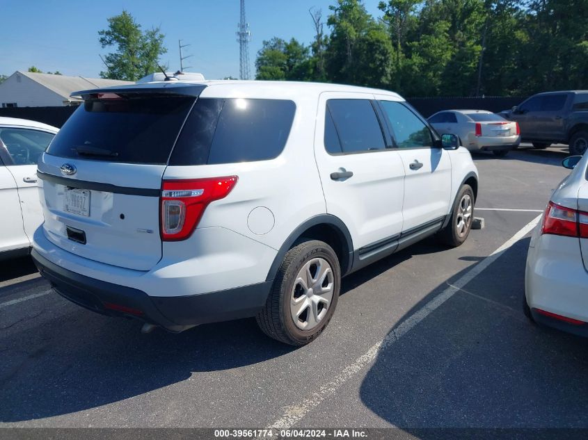 2014 Ford Utility Police Interceptor VIN: 1FM5K8AR3EGC40004 Lot: 39561774