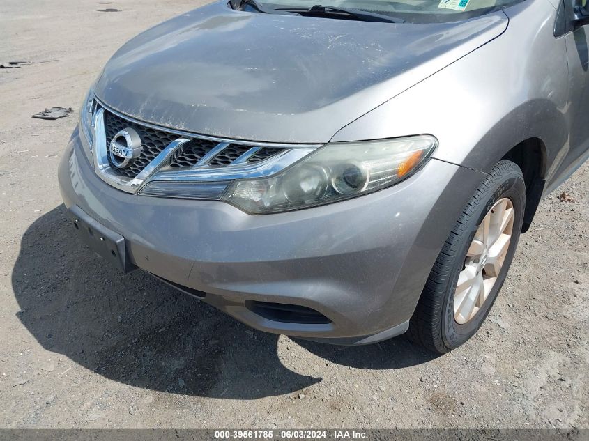 2011 Nissan Murano S/Sl/Le VIN: JN8AZ1MW8BW187832 Lot: 39561785