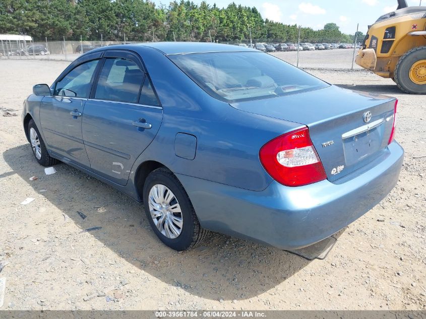 2003 Toyota Camry Le VIN: 4T1BE32K43U719562 Lot: 39561784