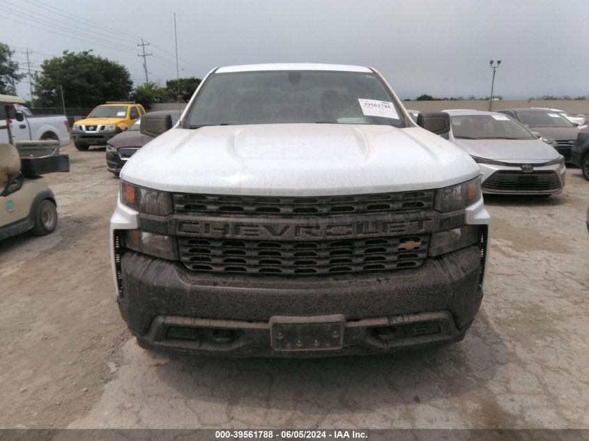 2021 Chevrolet Silverado 1500 4Wd Double Cab Standard Bed Wt VIN: 1GCRYAEH6MZ272526 Lot: 39561788