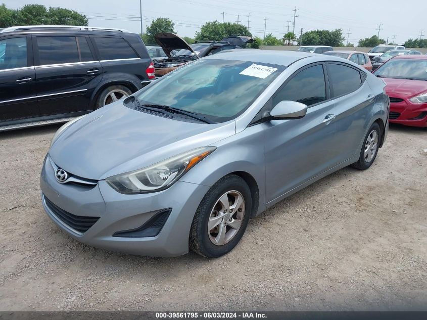 5NPDH4AE5FH572706 2015 HYUNDAI ELANTRA - Image 2