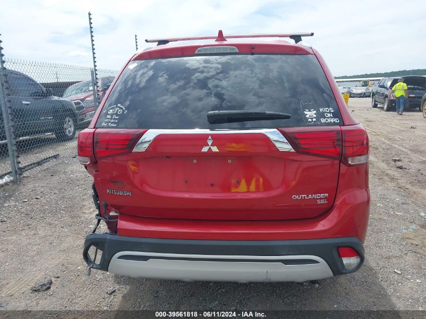 2019 Mitsubishi Outlander Sel VIN: JA4AD3A36KZ012147 Lot: 39561818