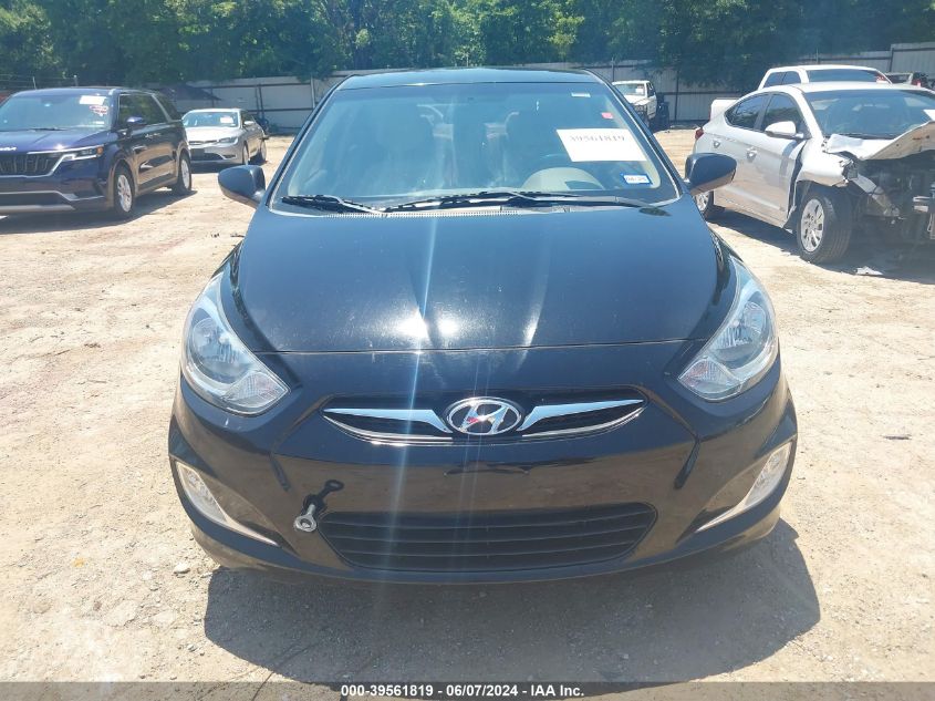 2012 Hyundai Accent Gls VIN: KMHCU4AE3CU239876 Lot: 39561819