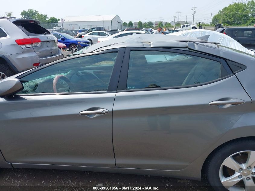 2013 Hyundai Elantra Gls VIN: 5NPDH4AE5DH372292 Lot: 39561856