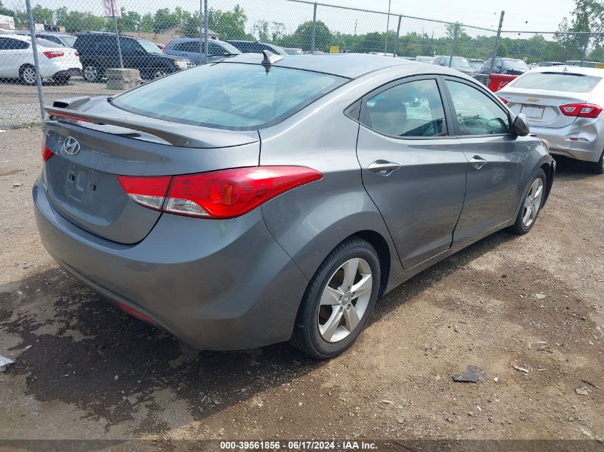 2013 Hyundai Elantra Gls VIN: 5NPDH4AE5DH372292 Lot: 39561856