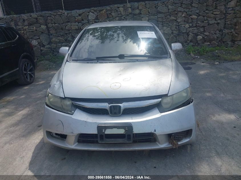 2009 Honda Civic Lx VIN: 2HGFA16589H545857 Lot: 39561858