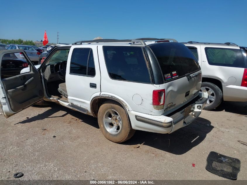 1998 Chevrolet Blazer Ls VIN: 1GNCS13W7W2223377 Lot: 39561862