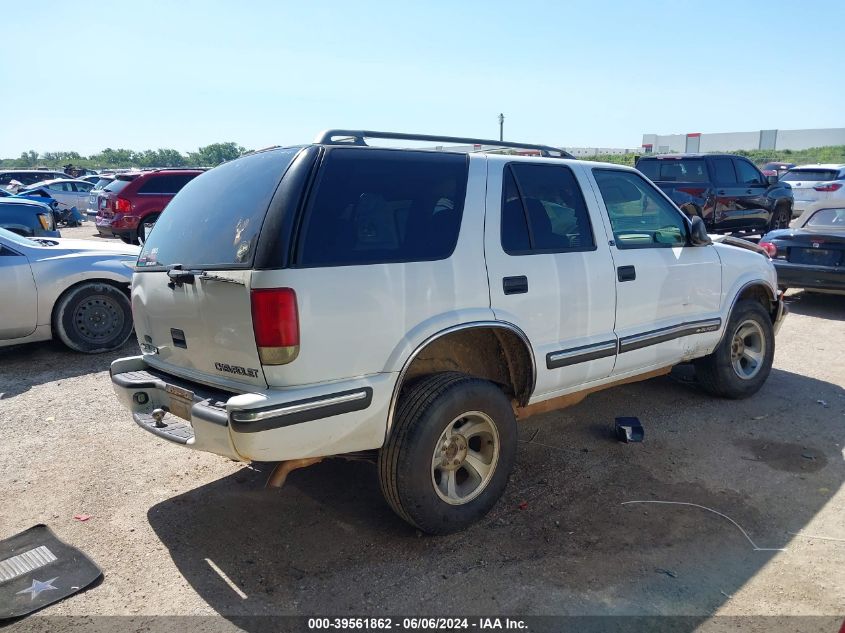 1998 Chevrolet Blazer Ls VIN: 1GNCS13W7W2223377 Lot: 39561862