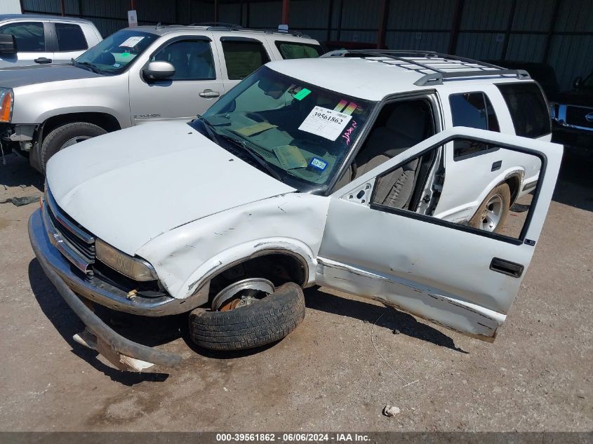 1998 Chevrolet Blazer Ls VIN: 1GNCS13W7W2223377 Lot: 39561862