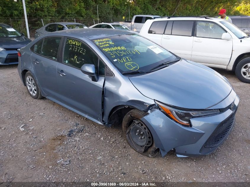 2022 Toyota Corolla Le VIN: 5YFEPMAEXNP273723 Lot: 39561869