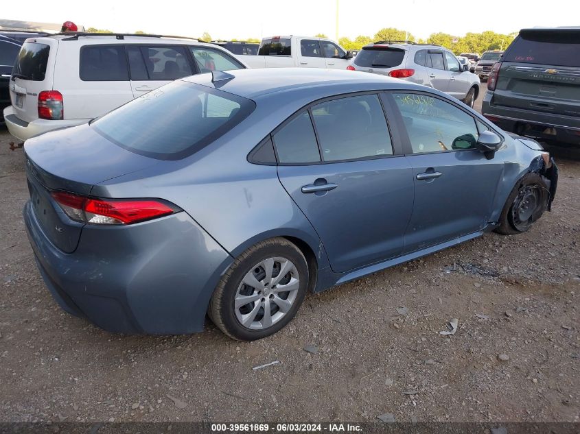 2022 Toyota Corolla Le VIN: 5YFEPMAEXNP273723 Lot: 39561869