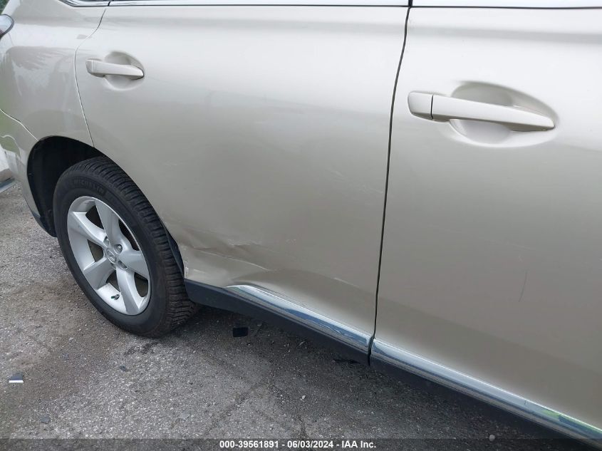 2011 Lexus Rx 350 VIN: 2T2BK1BA5BC083850 Lot: 39561891